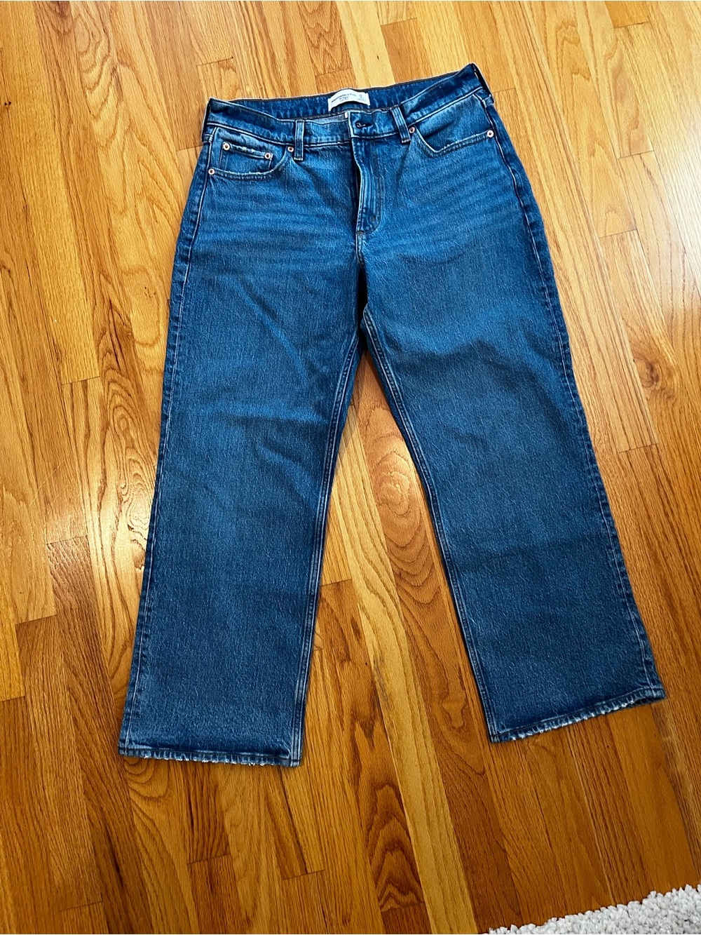 Abercrombie & Fitch Women's The Baggy Low Rise - Curve Love 28xs/6xs